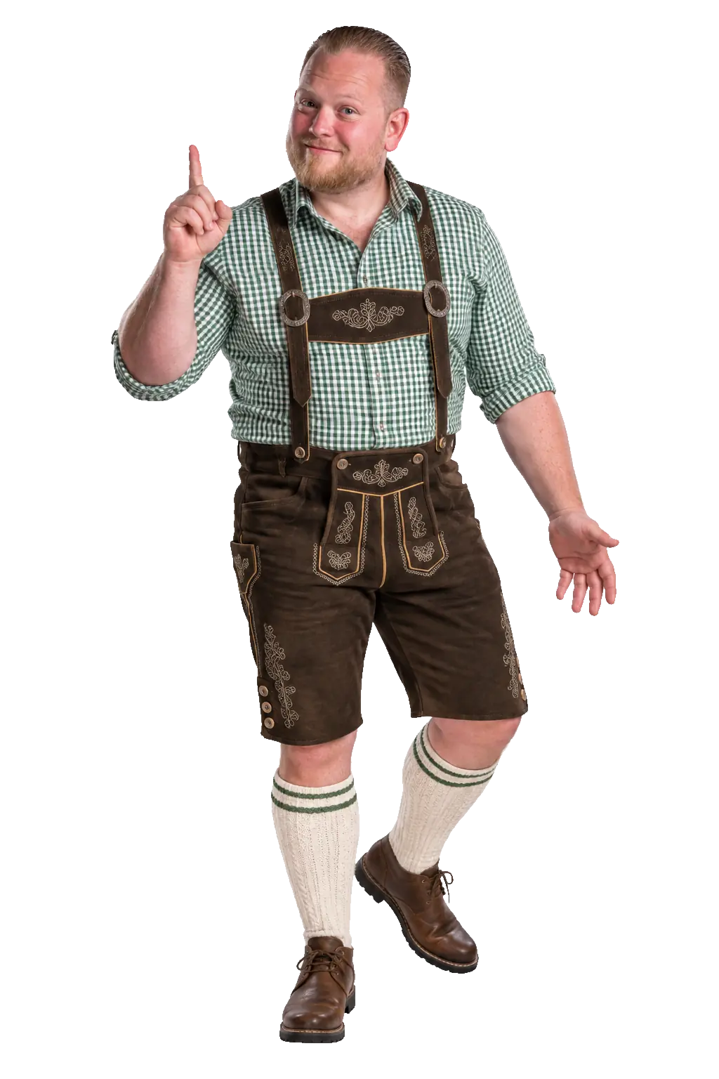 Kevin Froger in Oktoberfest-stijl